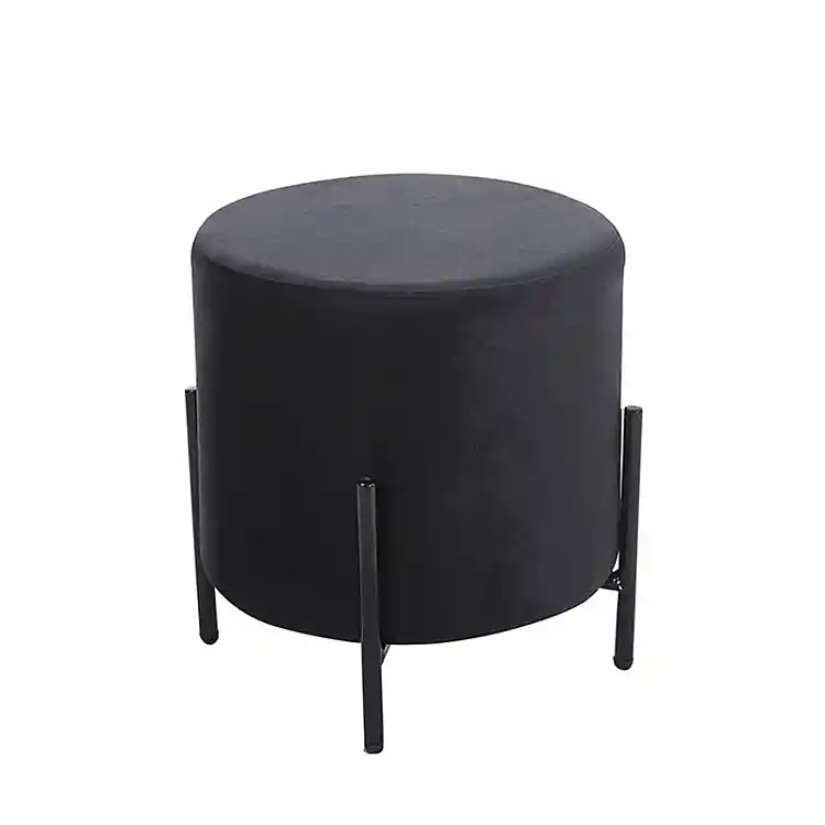 BELLA/R ΣΚΑΜΠΟ BLACK VELVET ΥΦΑΣΜΑ Φ.35Χ38εκ.