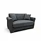 VAVEL DARK GREY ΥΦΑΣΜΑ 2ΘΕΣΙΟΣ ΚΑΝΑΠΕΣ/ΚΡΕΒΑΤΙ ΜΕ ΑΠΟΘ.ΧΩΡΟ 156Χ85Χ80εκ.
