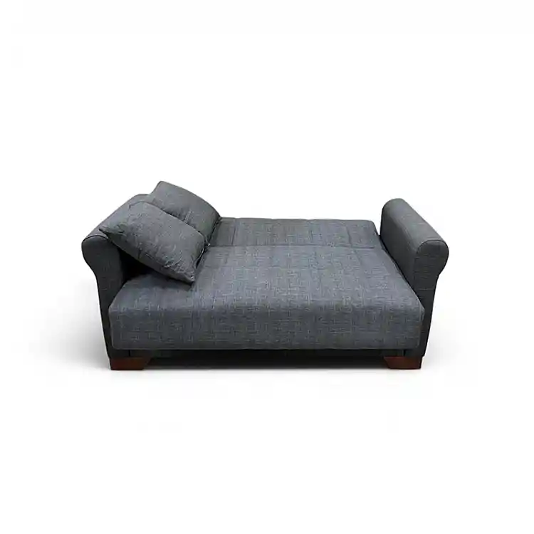 VAVEL DARK GREY ΥΦΑΣΜΑ 2ΘΕΣΙΟΣ ΚΑΝΑΠΕΣ/ΚΡΕΒΑΤΙ ΜΕ ΑΠΟΘ.ΧΩΡΟ 156Χ85Χ80εκ.