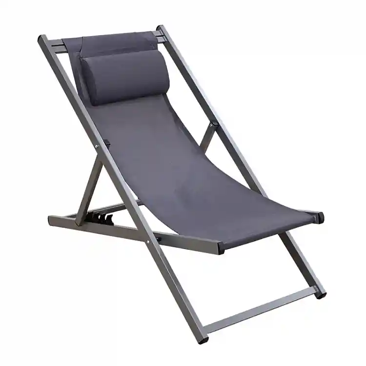 DEVIN ΣΕΖΛΟΝΓΚ GREY ΑΛΟΥΜΙΝΙΟΥ 58X95-102X78-95εκ.