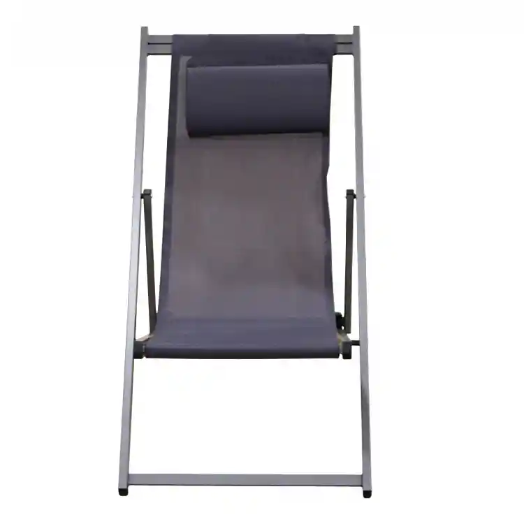 DEVIN ΣΕΖΛΟΝΓΚ GREY ΑΛΟΥΜΙΝΙΟΥ 58X95-102X78-95εκ.