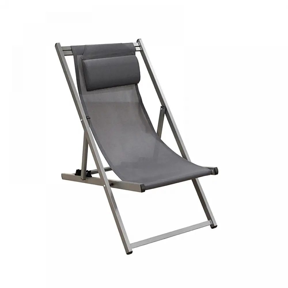 DEVIN ΣΕΖΛΟΝΓΚ GREY ΑΛΟΥΜΙΝΙΟΥ 58X95-102X78-95εκ.