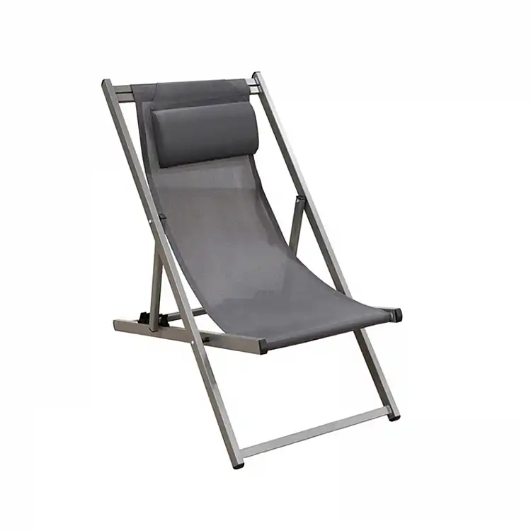 DEVIN ΣΕΖΛΟΝΓΚ GREY ΑΛΟΥΜΙΝΙΟΥ 58X95-102X78-95εκ.