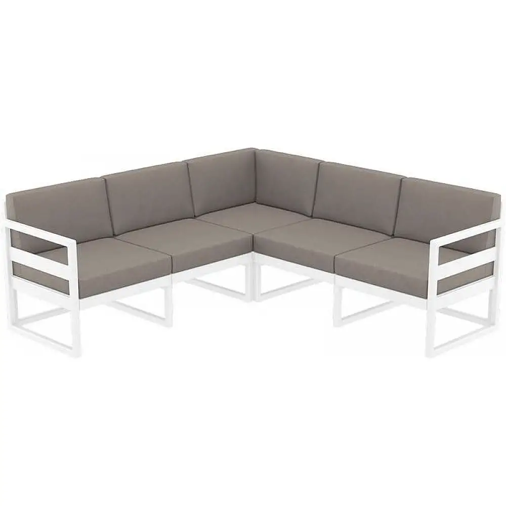 MYKONOS ΜΑΞΙΛΑΡΙ ΓΩΝΙΑΣ LIGHT BROWN  (1ΤΕΜ) 58Χ16Χ35εκ.