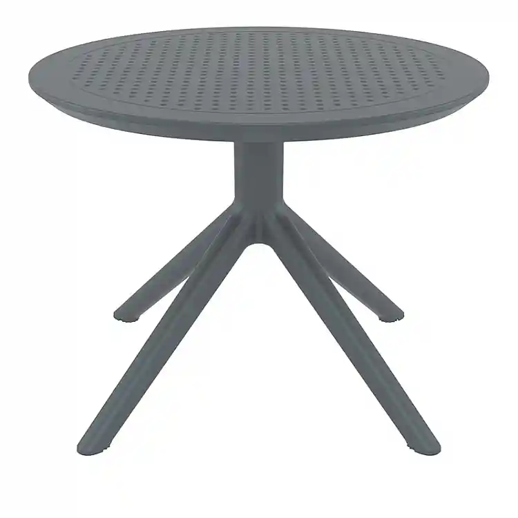 SKY DARK GREY MINI Φ60X45εκ. ΤΡΑΠΕΖΙ ΠΟΛ/ΝΙΟΥ