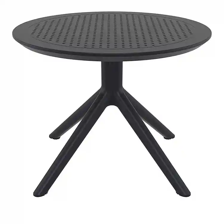 SKY BLACK MINI Φ60X45εκ. ΤΡΑΠΕΖΙ ΠΟΛ/ΝΙΟΥ
