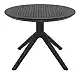 SKY BLACK MINI Φ60X45εκ. ΤΡΑΠΕΖΙ ΠΟΛ/ΝΙΟΥ