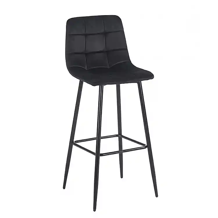 NORA BLACK VELVET ΥΦΑΣΜΑ 75εκ. ΣΚΑΜΠΟ ΜΕΤΑΛΛΙΚΟ 45X42X75-110εκ.
