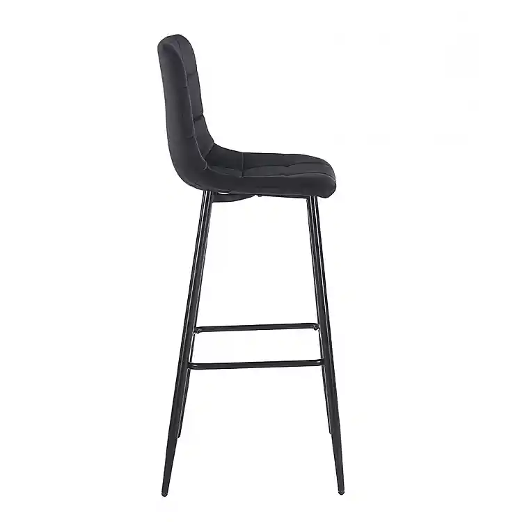 NORA BLACK VELVET ΥΦΑΣΜΑ 75εκ. ΣΚΑΜΠΟ ΜΕΤΑΛΛΙΚΟ 45X42X75-110εκ.