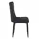 SELIN BLACK VELVET ΥΦΑΣΜΑ ΚΑΡΕΚΛΑ ΜΕΤΑΛΛΙΚΗ 46X54X91εκ.