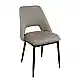 MADISON CAPPUCCINO VELVET ΥΦΑΣΜΑ ΚΑΡΕΚΛΑ ΜΕΤΑΛΛΙΚΗ 45X54X83εκ.