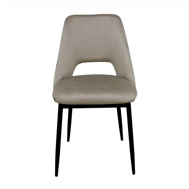 MADISON CAPPUCCINO VELVET ΥΦΑΣΜΑ ΚΑΡΕΚΛΑ ΜΕΤΑΛΛΙΚΗ 45X54X83εκ.