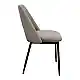MADISON CAPPUCCINO VELVET ΥΦΑΣΜΑ ΚΑΡΕΚΛΑ ΜΕΤΑΛΛΙΚΗ 45X54X83εκ.