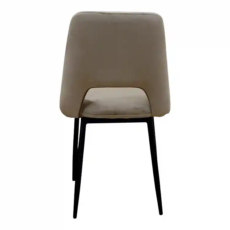 MADISON CAPPUCCINO VELVET ΥΦΑΣΜΑ ΚΑΡΕΚΛΑ ΜΕΤΑΛΛΙΚΗ 45X54X83εκ.