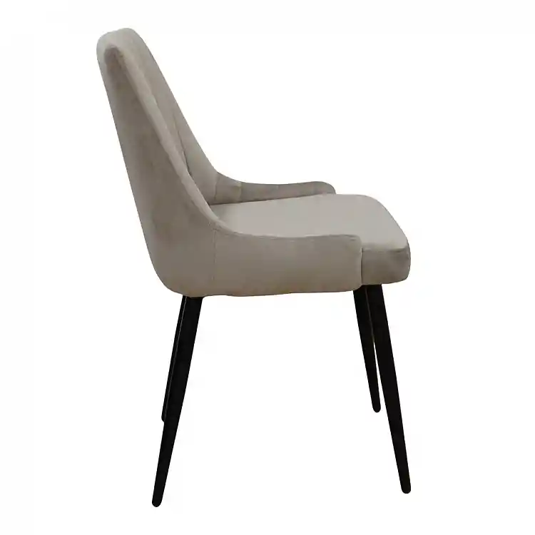 MEGAN CAPPUCCINO VELVET ΥΦΑΣΜΑ ΚΑΡΕΚΛΑ ΜΕΤΑΛΛΙΚΗ 51(56)Χ58Χ88εκ.