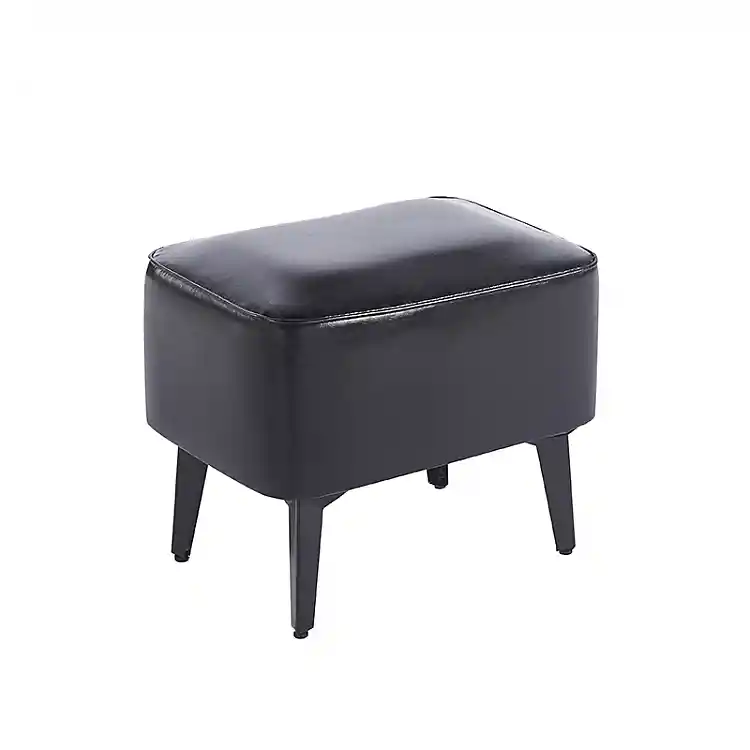 SAMI BLACK PU ΣΚΑΜΠΟ 40X30X34εκ.