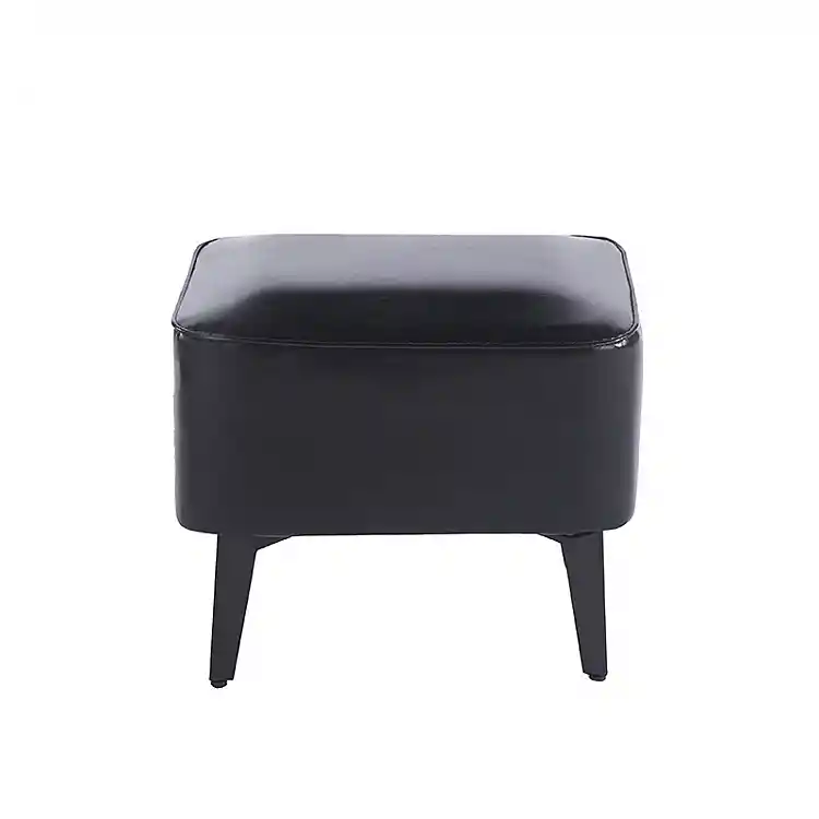 SAMI BLACK PU ΣΚΑΜΠΟ 40X30X34εκ.