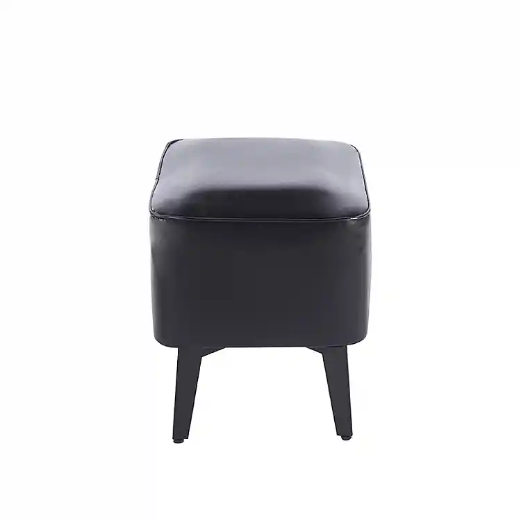 SAMI BLACK PU ΣΚΑΜΠΟ 40X30X34εκ.