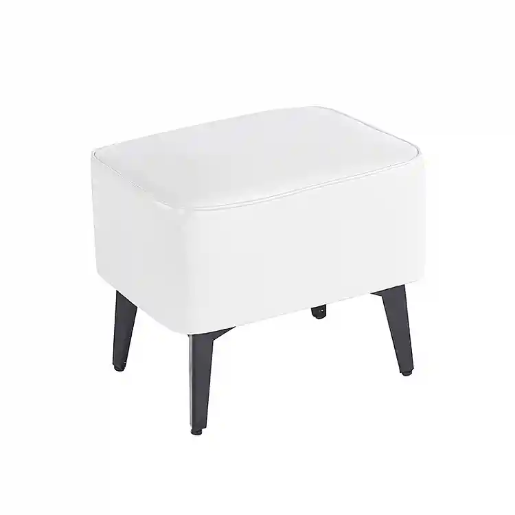 SAMI WHITE PU ΣΚΑΜΠΟ 40X30X34εκ.