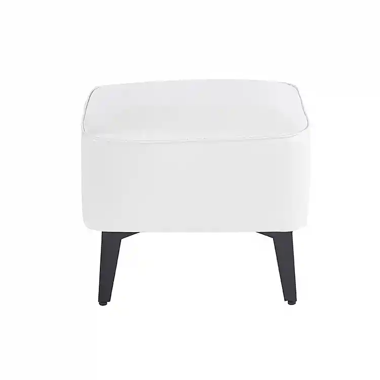 SAMI WHITE PU ΣΚΑΜΠΟ 40X30X34εκ.