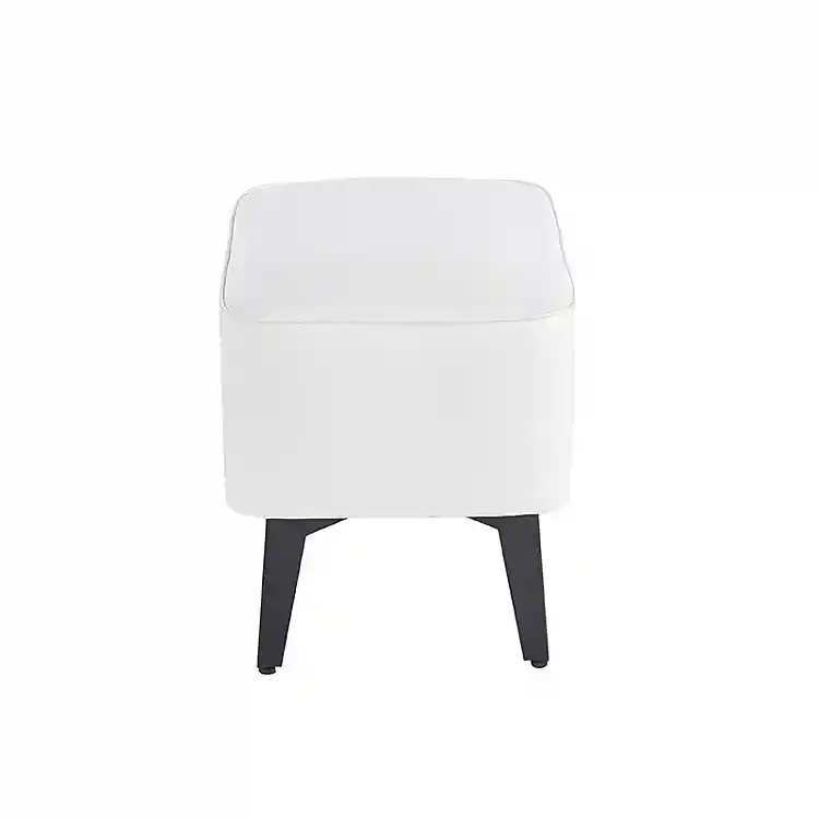 SAMI WHITE PU ΣΚΑΜΠΟ 40X30X34εκ.