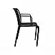 PARMA-S BLACK ΠΟΛΥΘΡΟΝΑ ΠΟΛ/ΝΙΟΥ 56X56X79εκ.