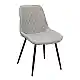 ALESIA L. BEIGE ΥΦΑΣΜΑ ΚΑΡΕΚΛΑ ΜΕΤΑΛΛΙΚΗ 50X59X86εκ.
