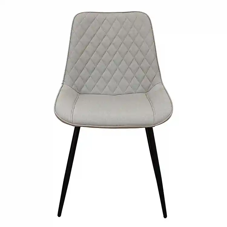 ALESIA L. BEIGE ΥΦΑΣΜΑ ΚΑΡΕΚΛΑ ΜΕΤΑΛΛΙΚΗ 50X59X86εκ.