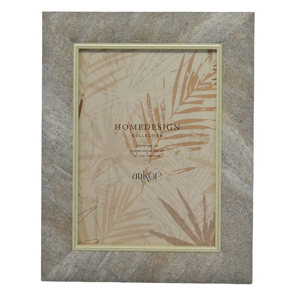 ΚΟΡΝΙΖΑ ΠΛΑΣΤΙΚΗ 13x18εκ. ΣΕ ΓΚΡΙ ΧΡΩΜΑ ΜΕ ΠΕΤΡΙΝΗ ΟΨΗ  - Ankor 23215-5