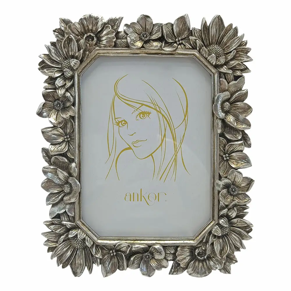 ΚΟΡΝΙΖΑ ΠΟΛΥΕΣΤΕΡΙΚΗ 13x18εκ. ΑΣΗΜΙ VINTAGE  - Ankor 24051-5