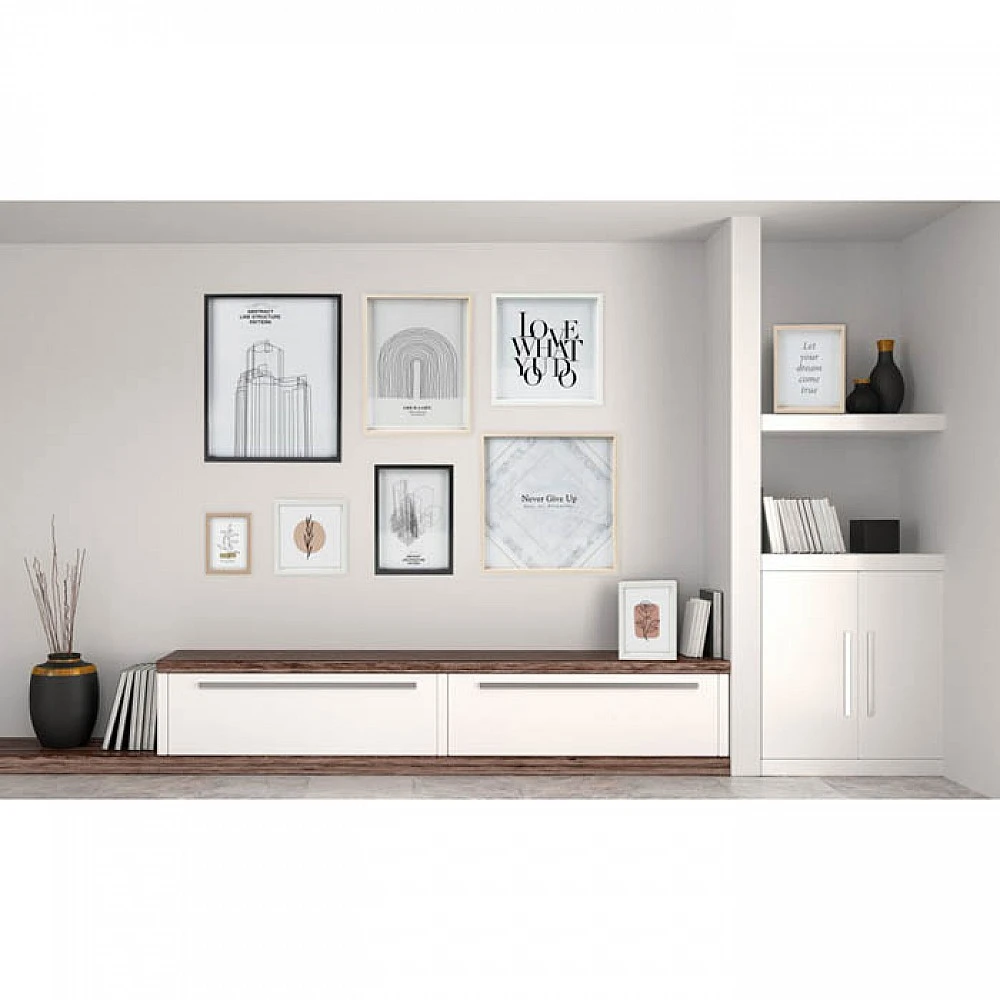 ΚΟΡΝΙΖΑ ΞΥΛΙΝΗ 40x50εκ.ΜΠΕΖ  - Ankor 51031-13