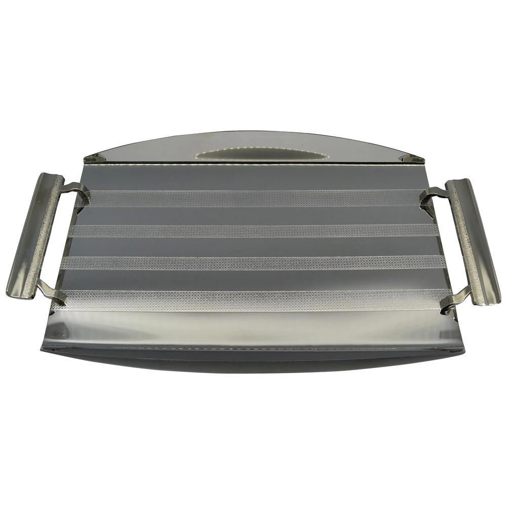 ΣΕΤ 2τεμ. ΔΙΣΚΟΙ ΣΕΡΒΙΡΙΣΜΑΤΟΣ INOX  (Μικρός 36x22,6 εκ) (Μεγάλος 43x29,6 εκ.) - Ankor 789870