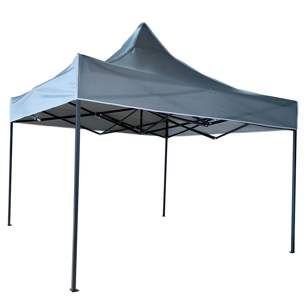 ΚΙΟΣΚΙ ΠΤΥΣΣΟΜΕΝΟ 3x3x3,2m ΓΚΡΙ ΥΦΑΣΜΑ 420D  - Ankor 800933