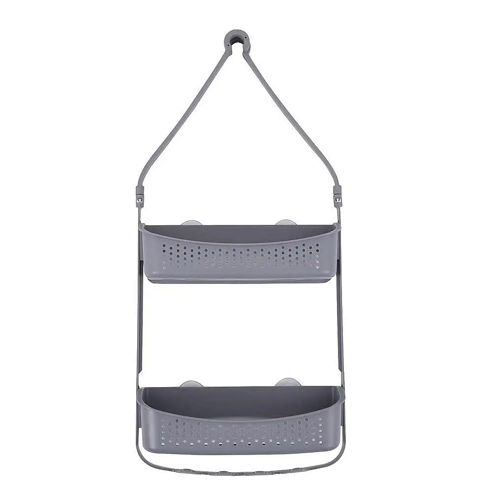 ΡΑΦΑΚΙ ΔΙΠΛΟ ΚΡΕΜΑΣΤΟ ΣΙΛΙΚΟΝΗΣ ΓΚΡΙ  - Ankor 803965