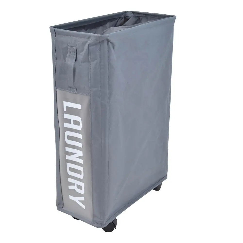 ΚΑΛΑΘΙ ΑΠΛΥΤΩΝ ΥΦΑΣΜΑΤΙΝΟ ΓΚΡΙ 40L  - Ankor 805075