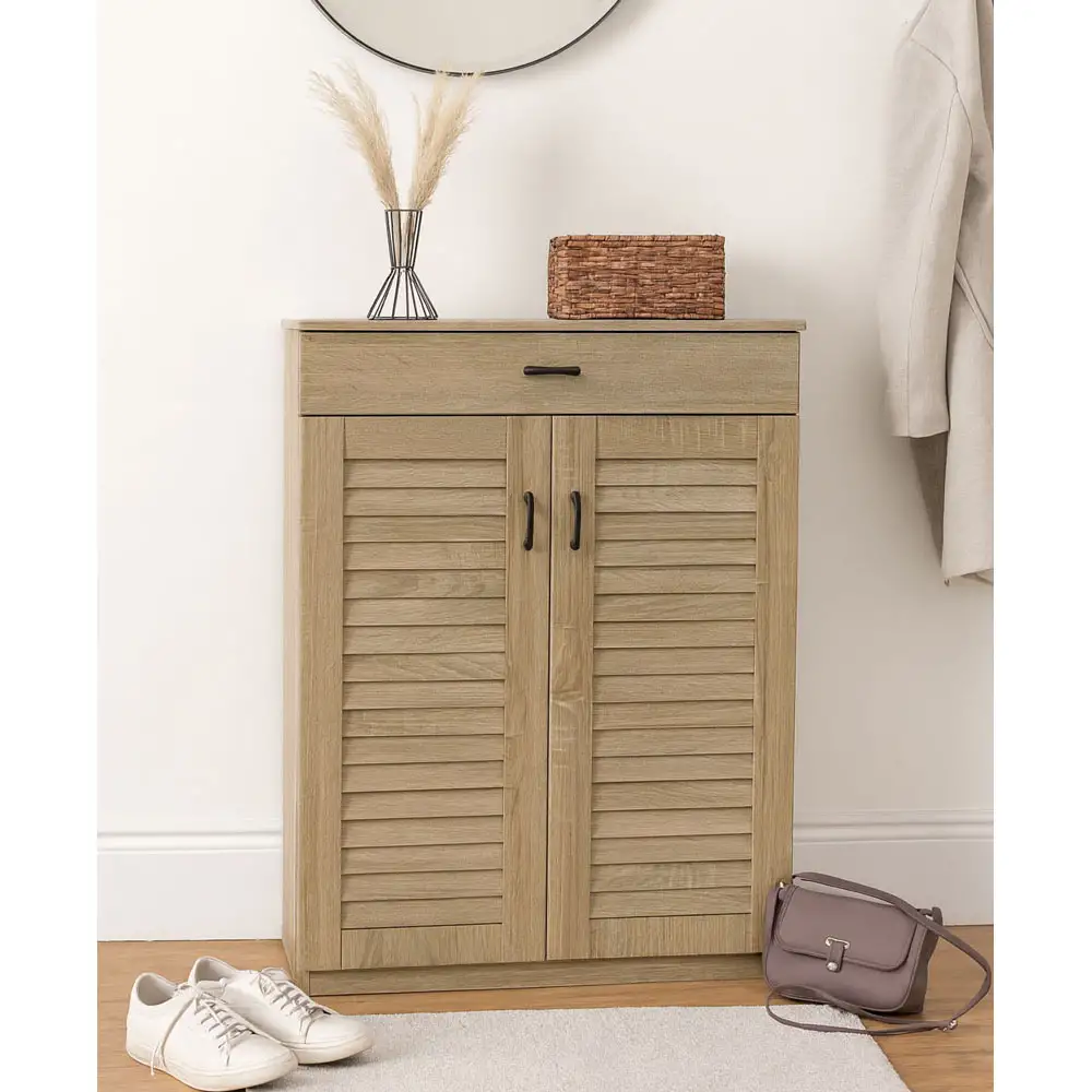 ΠΑΠΟΥΤΣΟΘΗΚΗ ΝΤΟΥΛΑΠΙ ΜΕ ΣΥΡΤΑΡΙ ΞΥΛΙΝΟ 68x32x98εκ. ΣΕ ΦΥΣΙΚΟ ΧΡΩΜΑ  - Ankor 810703