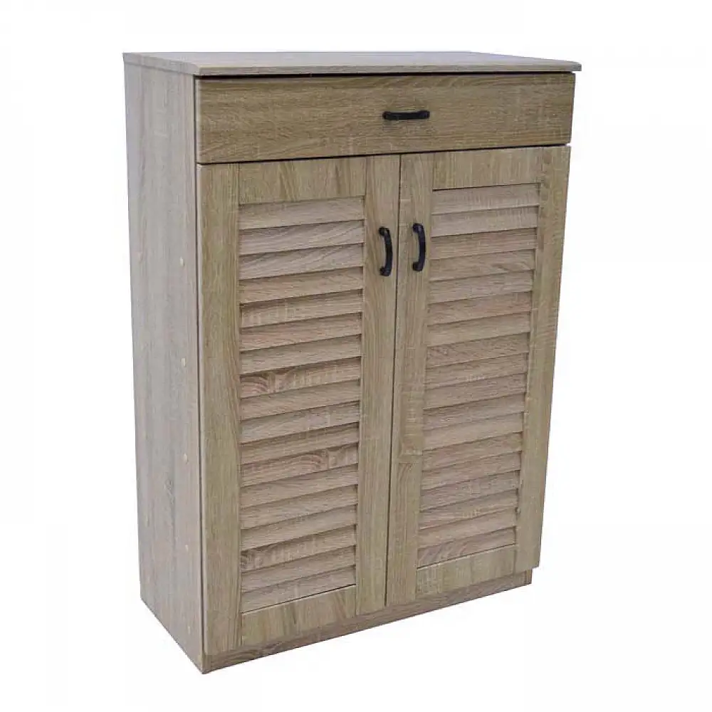 ΠΑΠΟΥΤΣΟΘΗΚΗ ΝΤΟΥΛΑΠΙ ΜΕ ΣΥΡΤΑΡΙ ΞΥΛΙΝΟ 68x32x98εκ. ΣΕ ΦΥΣΙΚΟ ΧΡΩΜΑ  - Ankor 810703