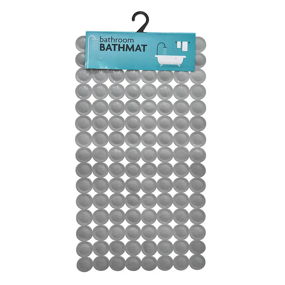 ΠΑΤΑΚΙ ΜΠΑΝΙΕΡΑΣ PVC ΑΝΤΙΟΛΙΣΘΗΤΙΚΟ ΓΚΡΙ 68x36εκ. - Ankor 812516