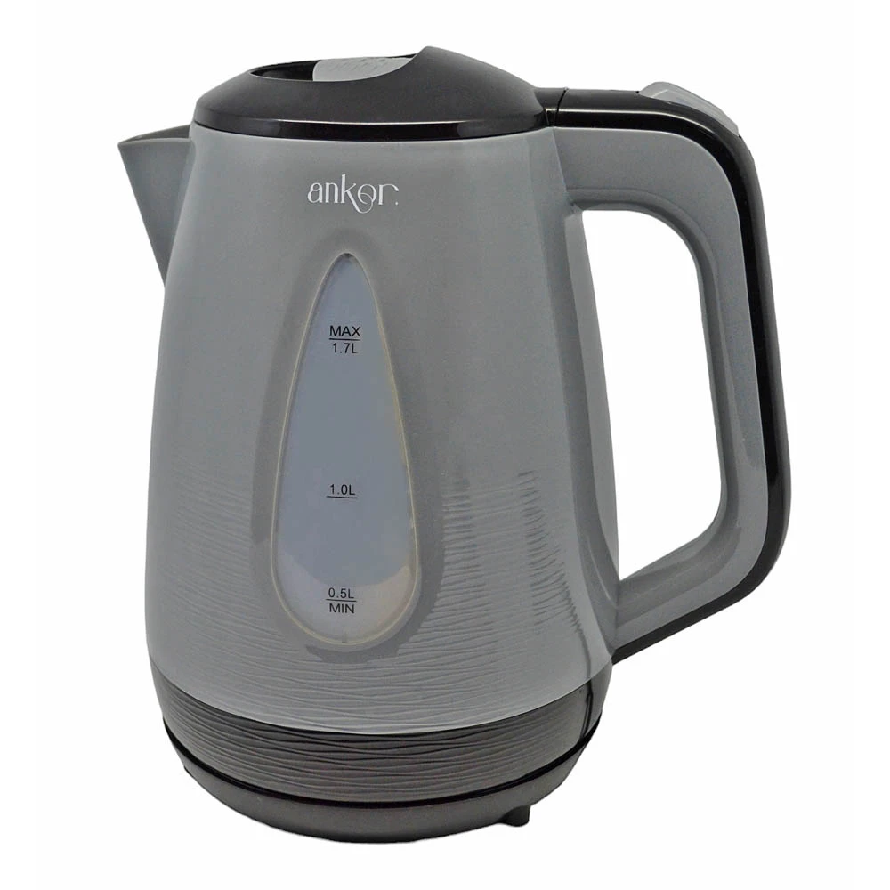 ΒΡΑΣΤΗΡΑΣ  1,7lt 2200W ΓΚΡΙ ΜΕ ΜΑΥΡΟ - Ankor 816897