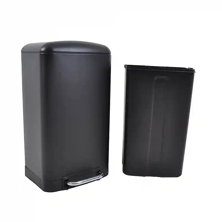ΚΑΔΟΣ ΑΠΟΡΡΙΜΜΑΤΩΝ 30L SOFT CLOSE ΜΑΥΡΟ ΧΡΩΜΑ  - Ankor 817009