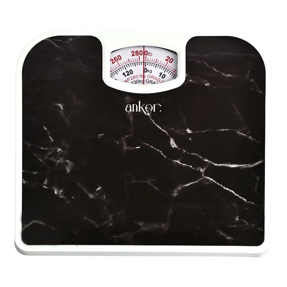 ΖΥΓΑΡΙΑ ΜΠΑΝΙΟΥ ΜΗΧΑΝΙΚΗ ΜΑΥΡΟ ΜΑΡΜΑΡΟ 26,5x24x4 εκ. - Ankor 818495
