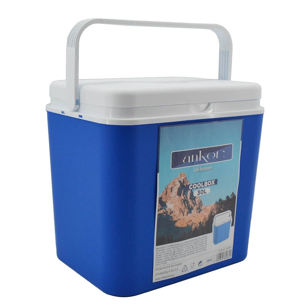 ΦΟΡΗΤΟ ΨΥΓΕΙΟ ΠΑΓΟΥ 30lt ΜΠΛΕ  - Ankor 820641