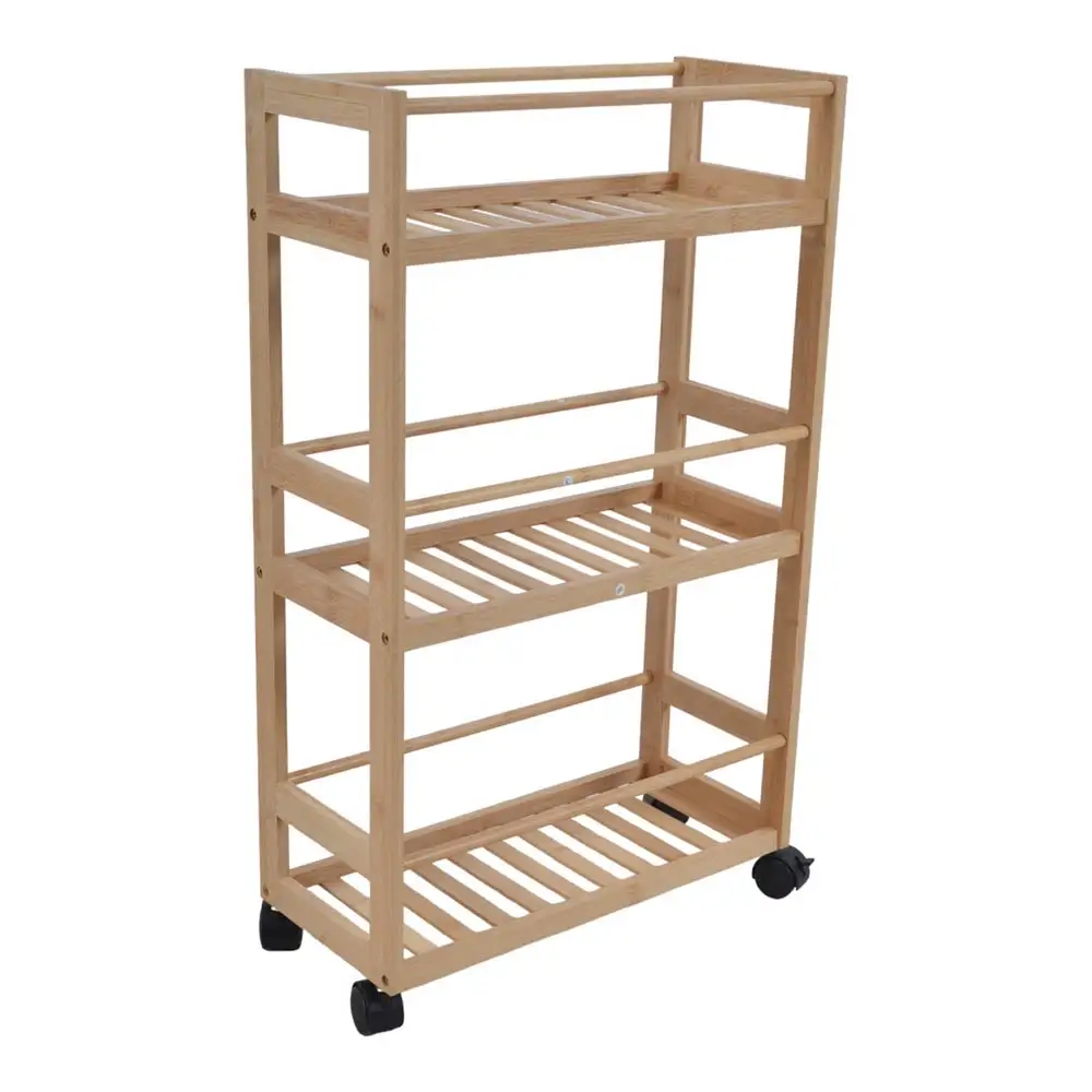 ΡΑΦΙΕΡΑ ΤΡΟΧΗΛΑΤΗ ΜΠΑΜΠΟΥ ΜΕ 3 ΡΑΦΙΑ ΠΟΛΛΑΠΛΩΝ ΧΡΗΣΕΩΝ 44,5x20x75εκ.  - Ankor 824557