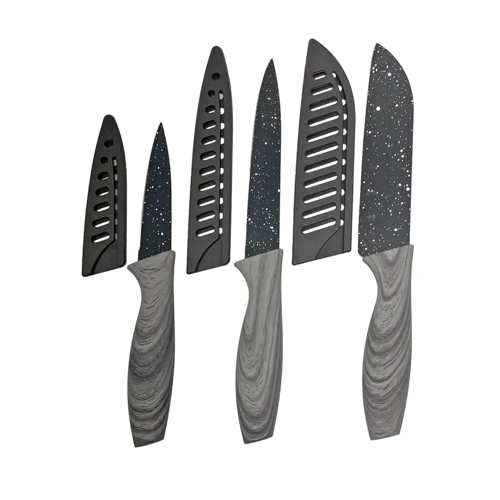 ΣΕΤ ΜΑΧΑΙΡΙΑ ΓΕΝΙΚΗΣ ΧΡΗΣΗΣ INOX ΜΕ ΠΛΑΣΤΙΚΗ ΓΚΡΙ ΛΑΒΗ ΕΦΕ ΞΥΛΟΥ ΚΑΙ ΘΗΚΕΣ  - Ankor 824601