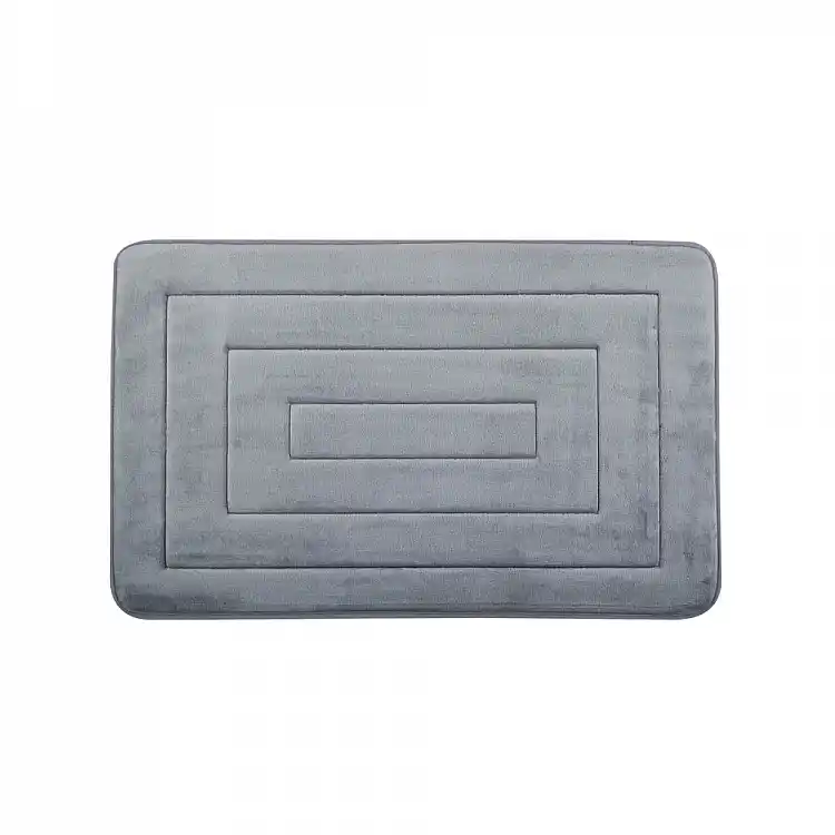 ΠΑΤΑΚΙ ΜΠΑΝΙΟΥ MEMORY FOAM ΓΚΡΙ ΜΕ SBR 50x80εκ. - Ankor 827404