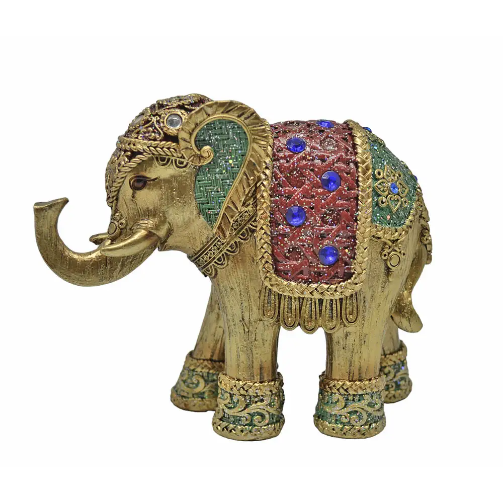 ΕΛΕΦΑΝΤΑΚΙ ΠΟΛΥΕΣΤΕΡΙΚΟ ΧΡΥΣΟ ΠΕΤΡΟΛ 15,5x6,5x13,5εκ. - Ankor 829095