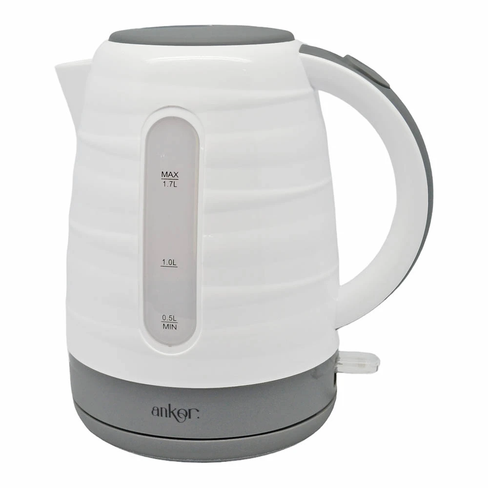 ΒΡΑΣΤΗΡΑΣ  1,7lt 2200W ΑΣΠΡΟ ΜΕ ΓΚΡΙ ΧΡΩΜΑ - Ankor 829736