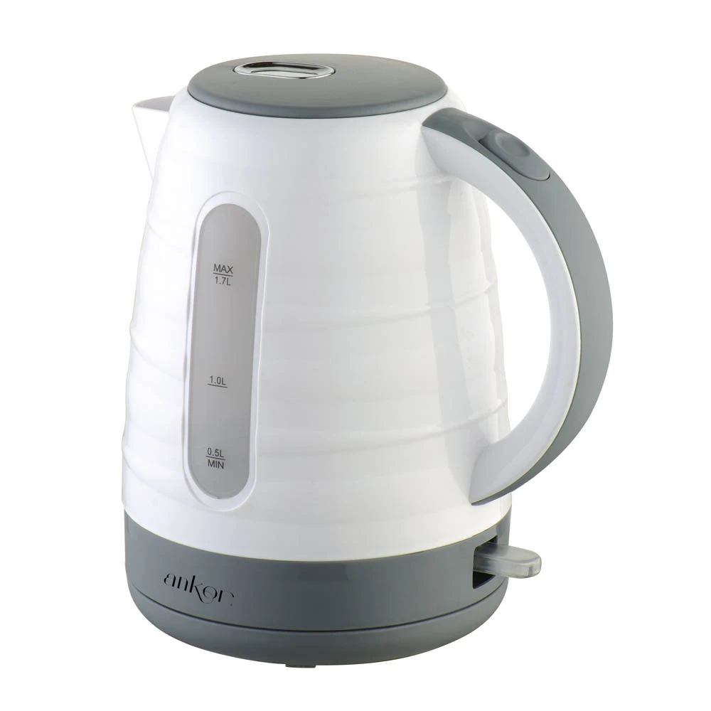 ΒΡΑΣΤΗΡΑΣ  1,7lt 2200W ΑΣΠΡΟ ΜΕ ΓΚΡΙ ΧΡΩΜΑ - Ankor 829736