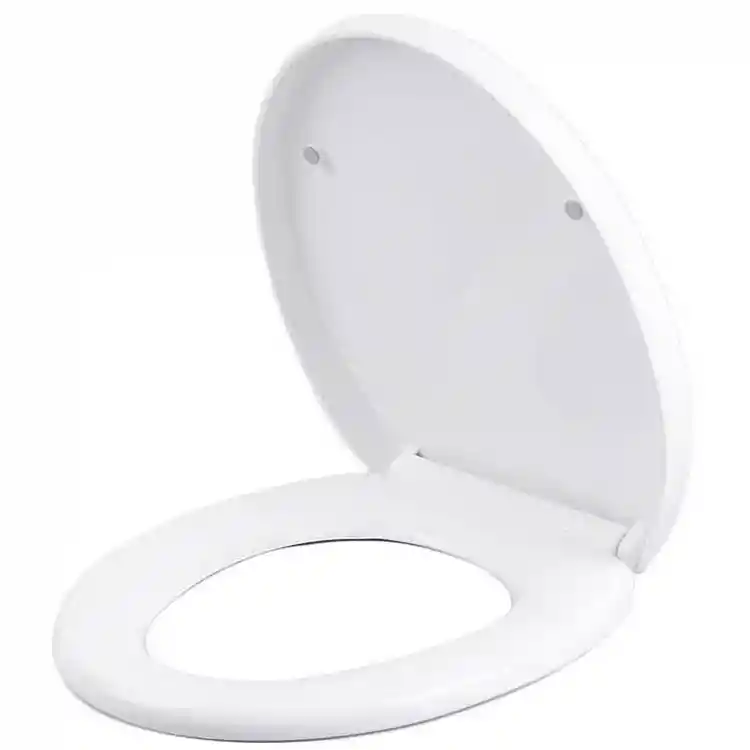 ΚΑΠΑΚΙ ΤΟΥΑΛΕΤΑΣ ΡΡ SOFT CLOSE ΑΣΠΡΟ-INOX 36,8x43εκ. - Ankor 830992