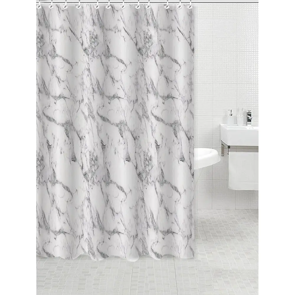 ΚΟΥΡΤΙΝΑ ΠΟΛΥΕΣΤΕΡΙΚΗ 180x180εκ 90gsm ΜΕ 12 ΚΡΙΚΟΥΣ ΜΑΡΜΑΡΟ  - Ankor 831067